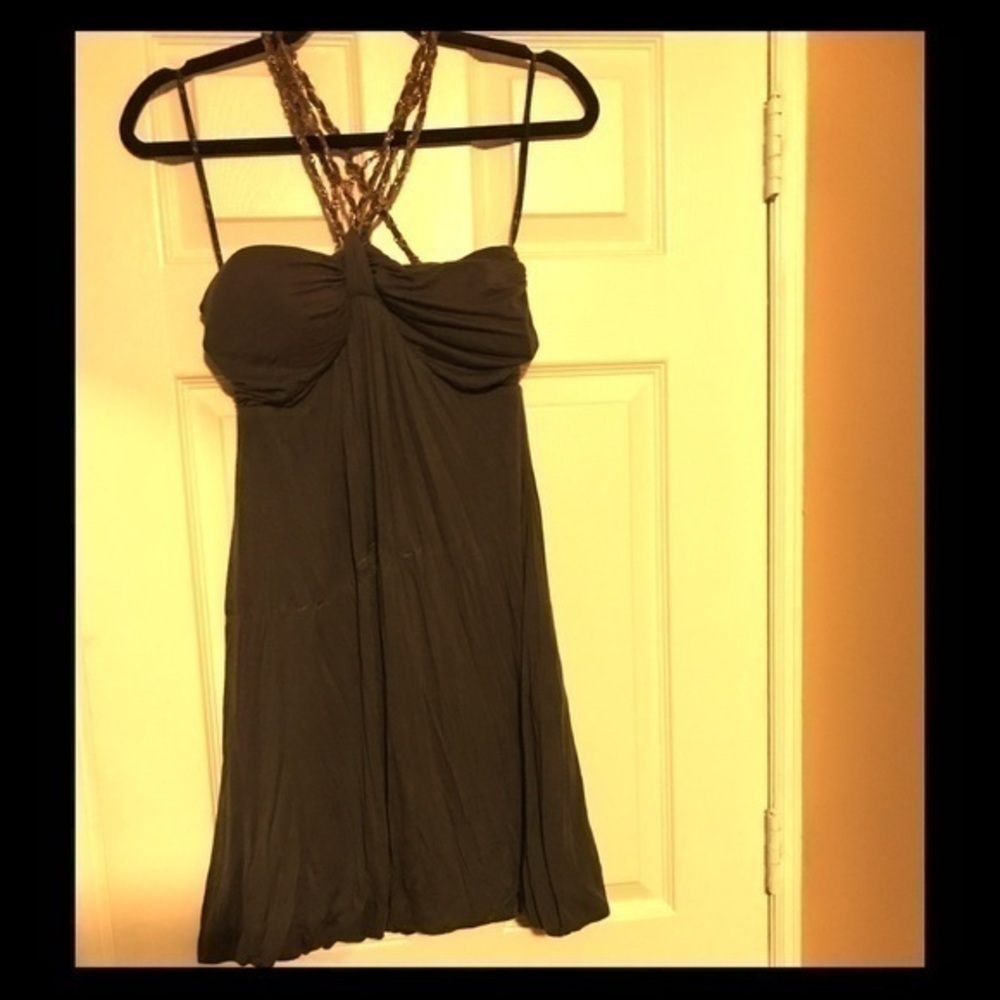 Grey summer mini dress size small